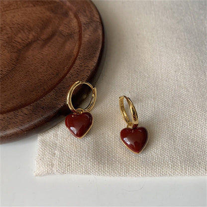 just-lil-things-marron-hoop-earrings-jlt12090 | Just Lil Things at Broadway