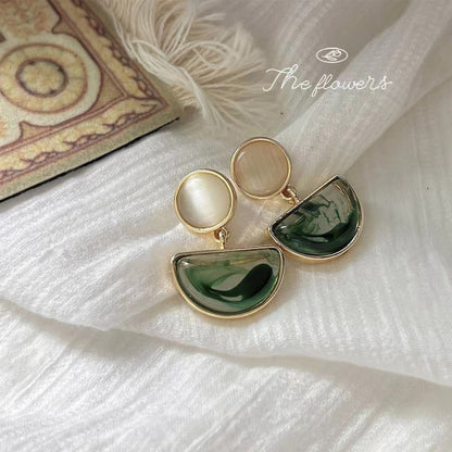 Dreamy green Pin Earrings JLT12127 | Just Lil Things at Broadway