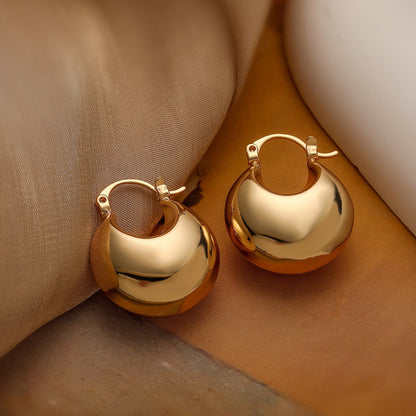 SunGold Hoop Earrings JLT12267 | Just Lil Things at Broadway