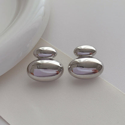 Dual Pebble Stud Earrings | Just Lil Things at Broadway