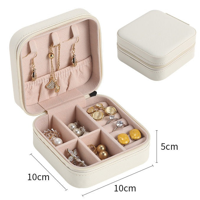 Travel Jewelry Organizer Case - Compact Storage Box for Rings, Earrings, and Necklaces | Just Lil Things at Broadway