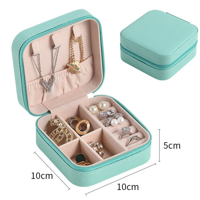Travel Jewelry Organizer Case - Compact Storage Box for Rings, Earrings, and Necklaces | Just Lil Things at Broadway