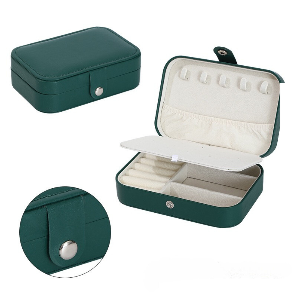 Travel Jewellery Organizer Box - Compact and Elegant Storage Case for Accessories | Just Lil Things at Broadway