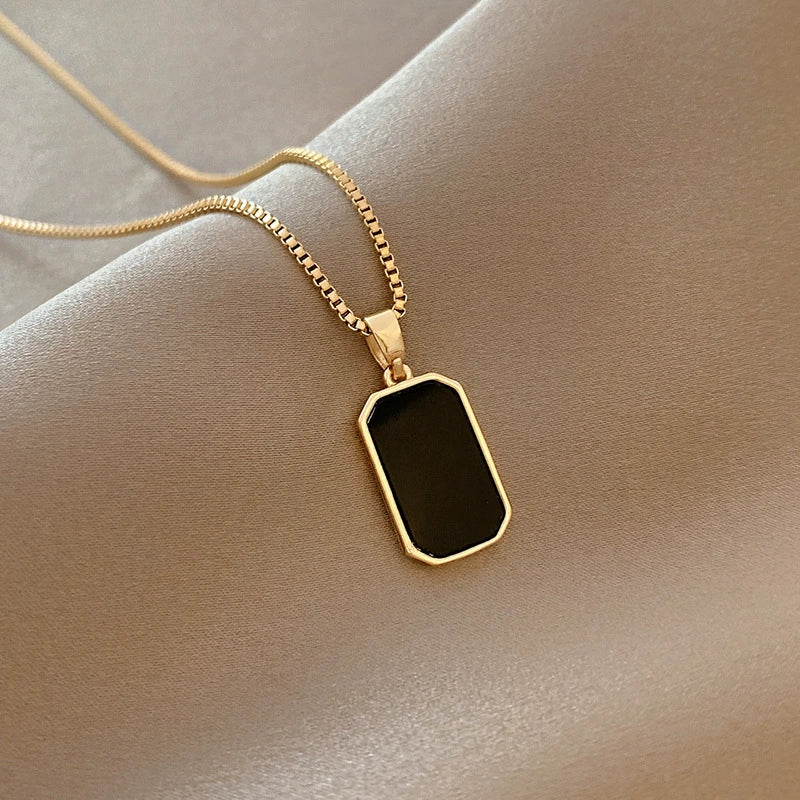 Black Onyx Pendant Necklace  JLTN0691