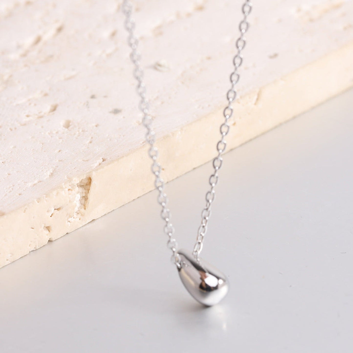 Silver Drop Necklace JLTN0802 | Just Lil Things at Broadway