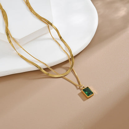Two Layered Pendant Necklace | Just Lil Things at Broadway