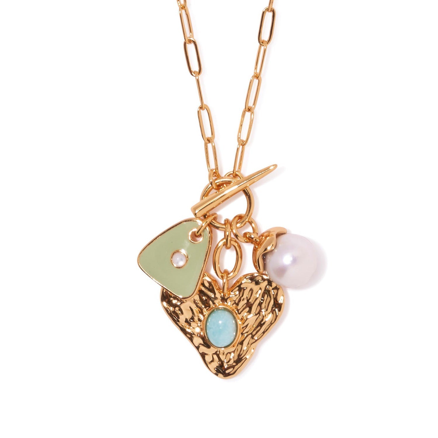 Treasure Heart pendant necklace jltn1460 | Just Lil Things at Broadway
