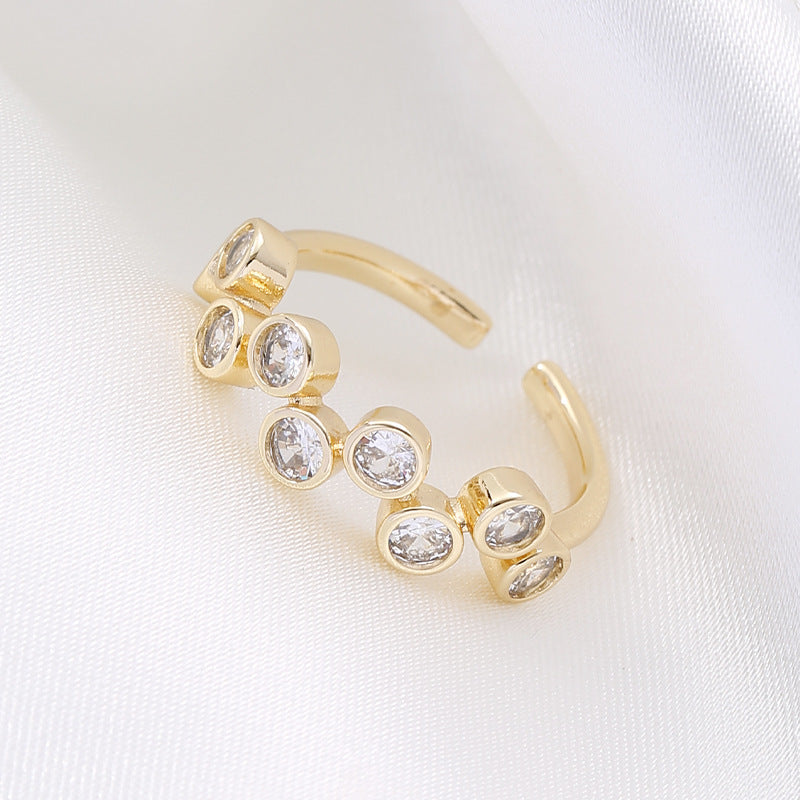 just-lil-things-artificial-Crystal Cluster Adjustable Rings-jltr0168 | Just Lil Things at Broadway