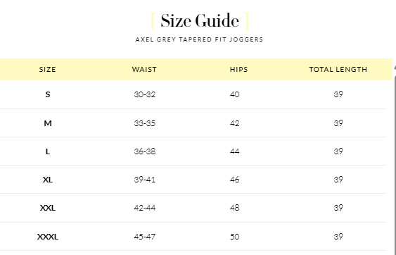 Size Guide