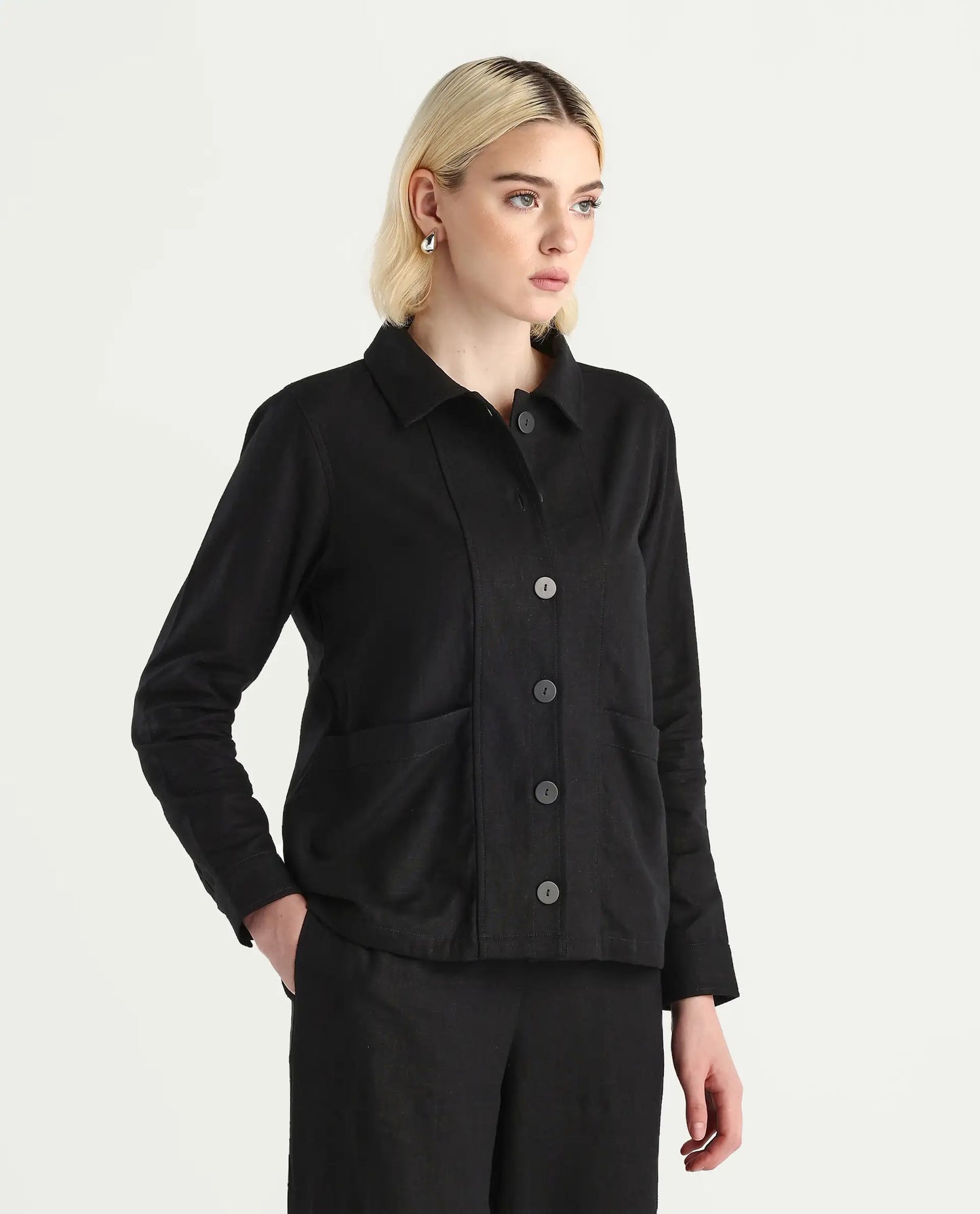 JOMOW T Womens Shacket Olive | RAREISM at Broadway