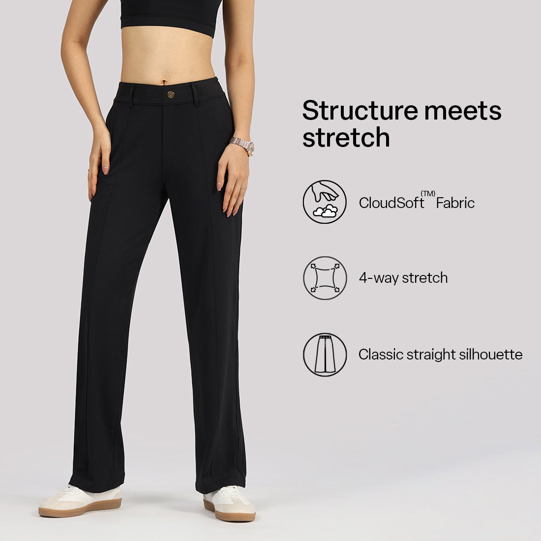 Ultimate Straight Trousers | Blissclub at Broadway