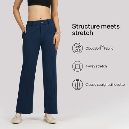 Ultimate Straight Trousers | Blissclub at Broadway