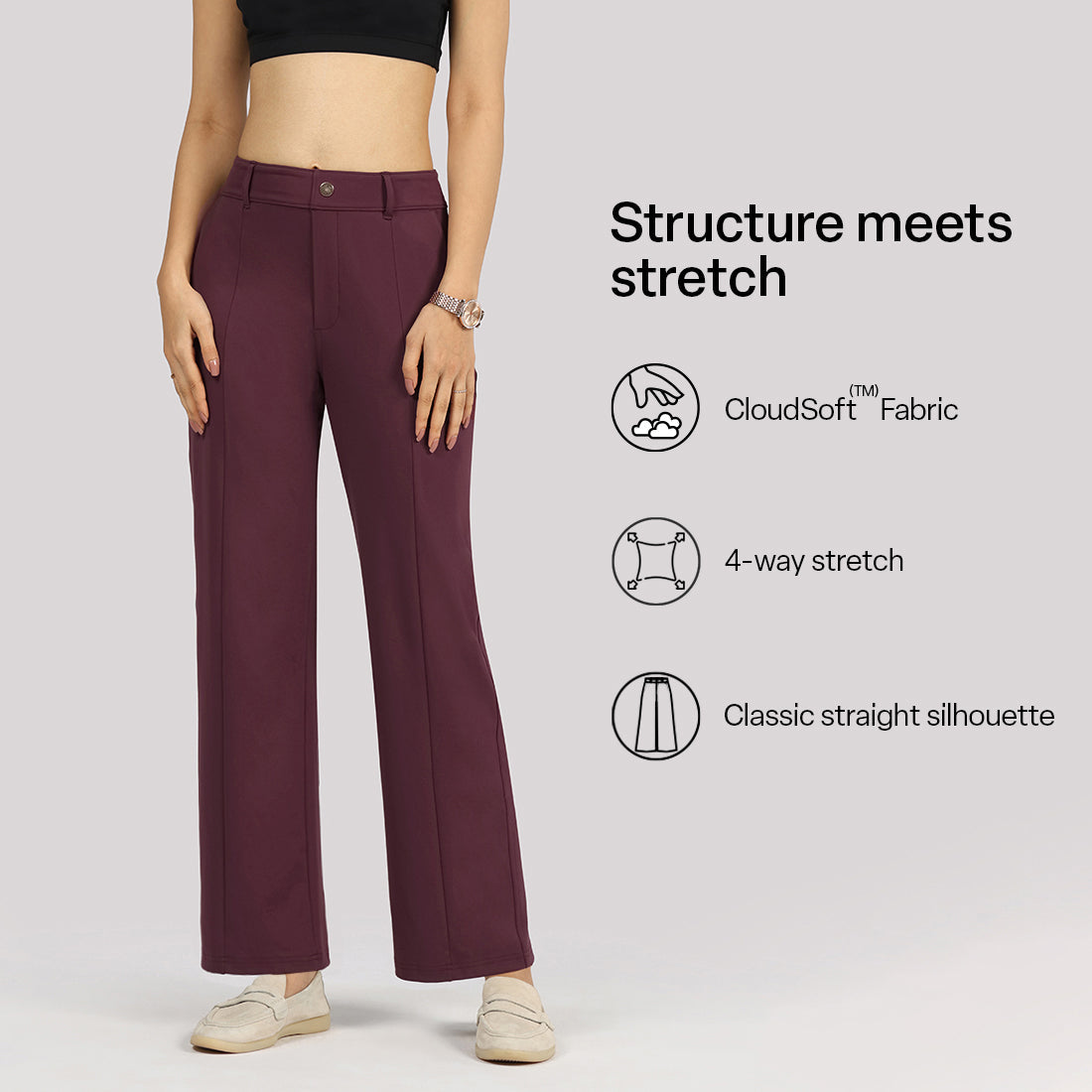 Ultimate Straight Trousers | Blissclub at Broadway