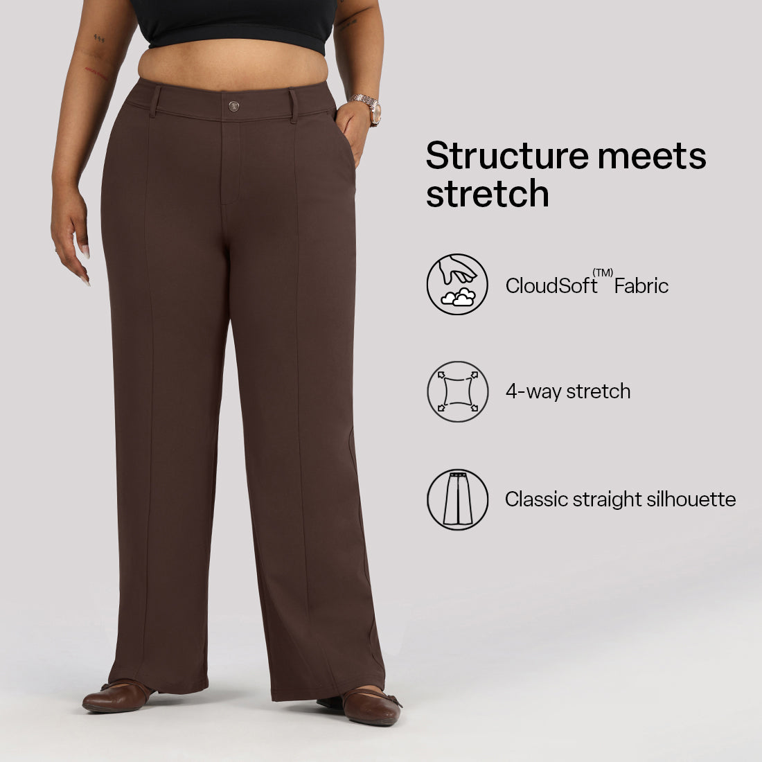 Ultimate Straight Trousers | Blissclub at Broadway