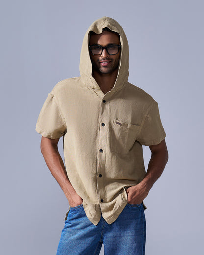 RWDY DRIFT HOODIE SHIRT | MOSS KHAKHI