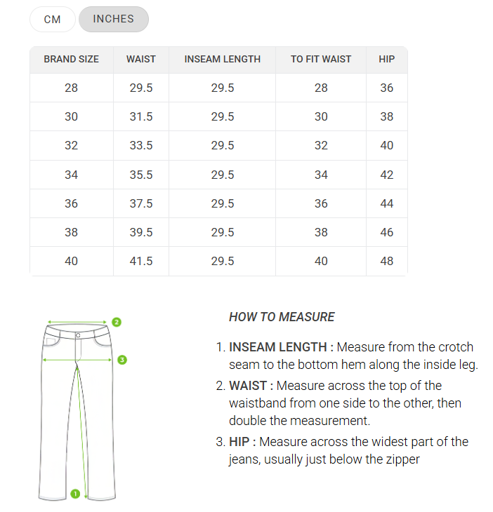 Size Guide