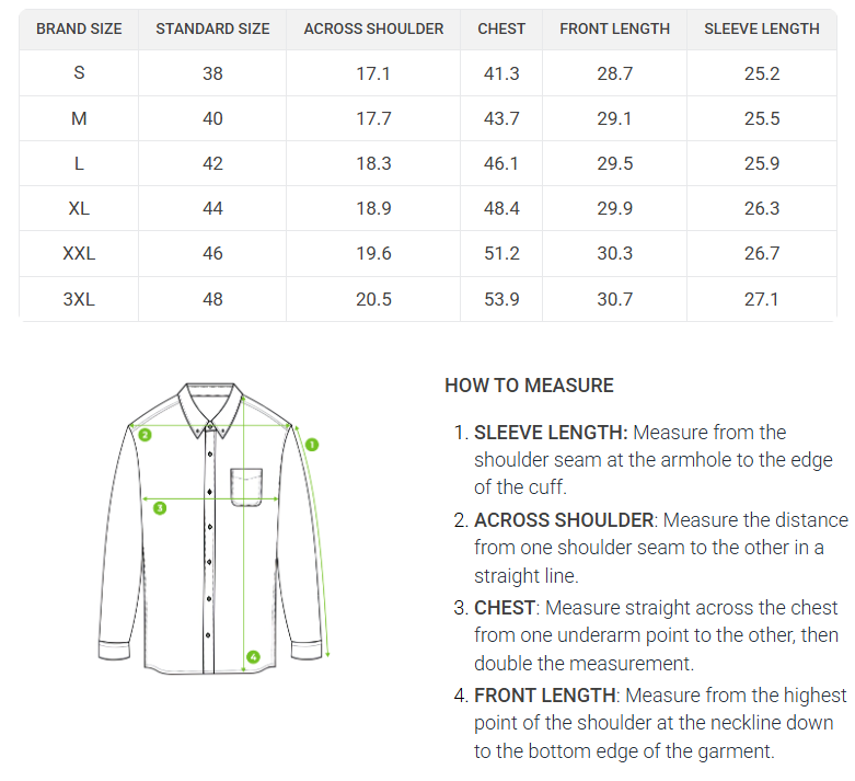 Size Guide