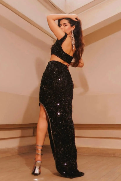 LEILA Sequins Crop
