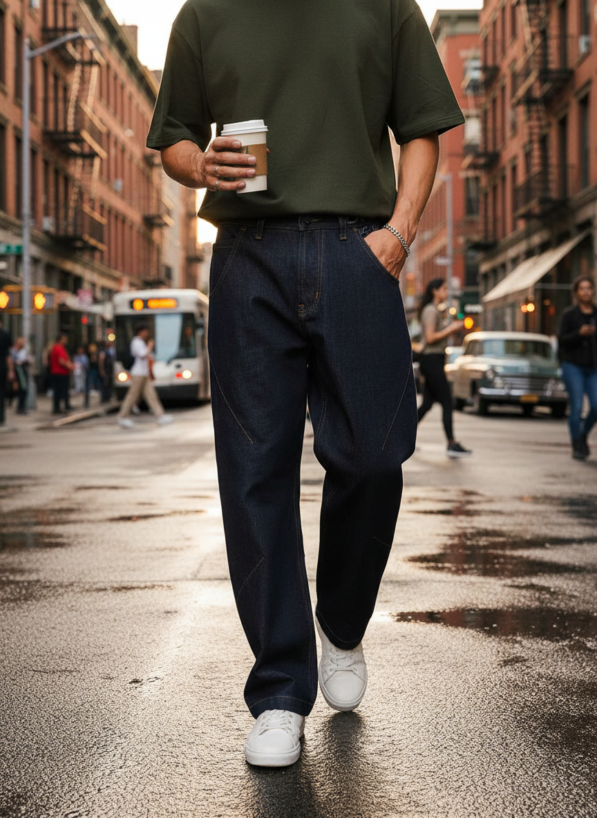 Dart with Doodle Men's Straight Fit