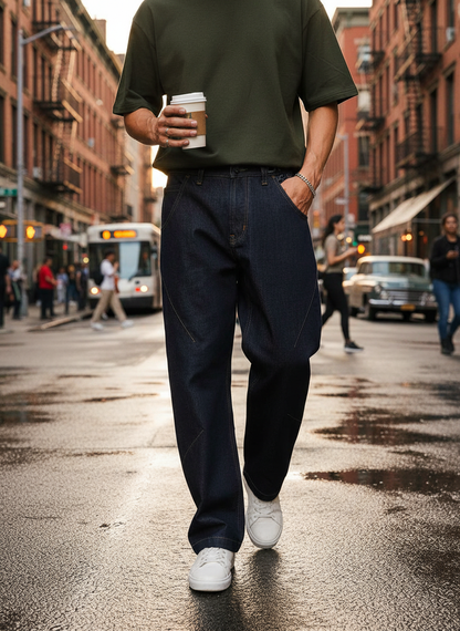 Dart with Doodle Men's Straight Fit