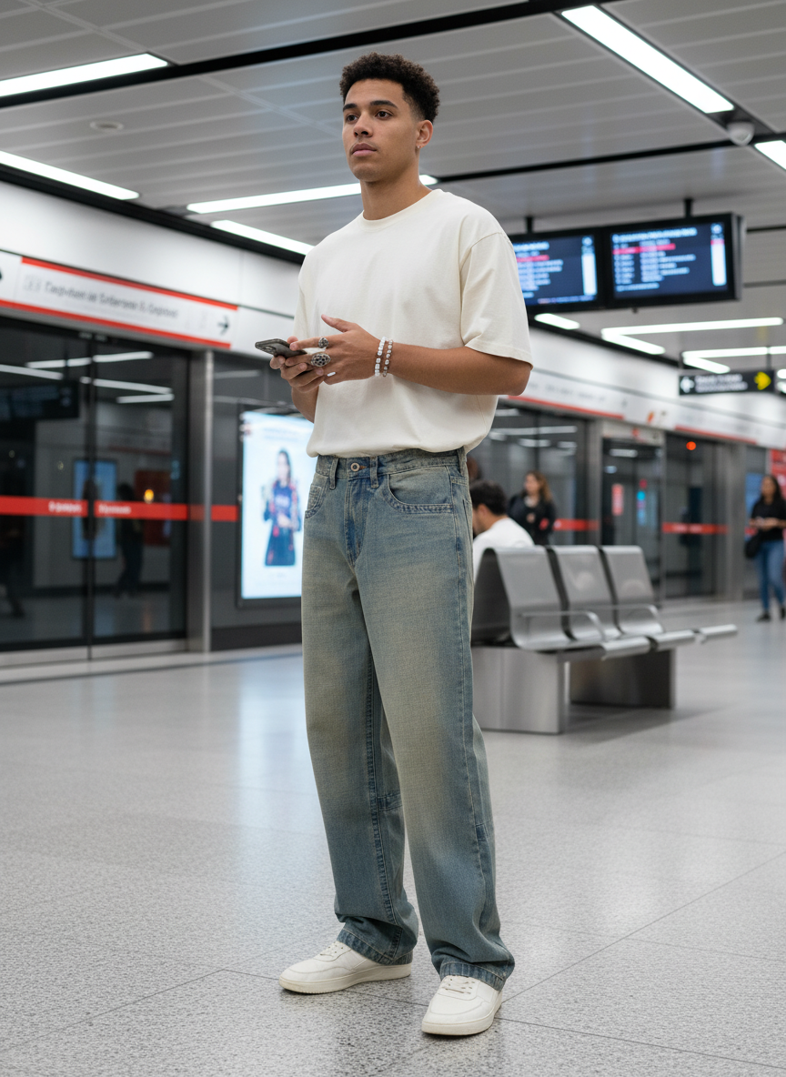 Stone Cold Men's Straight Fit Jeans