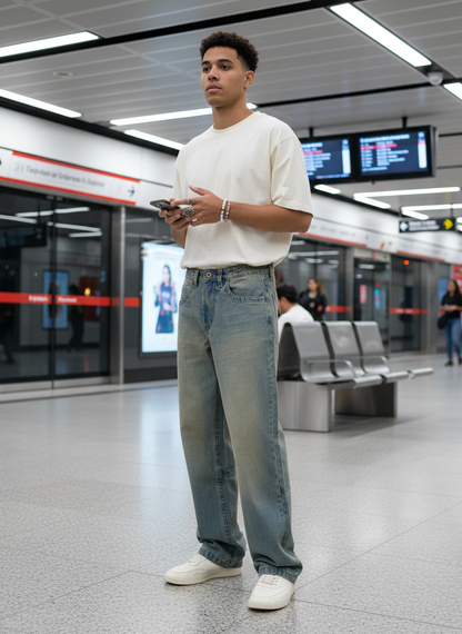 Stone Cold Men's Straight Fit Jeans