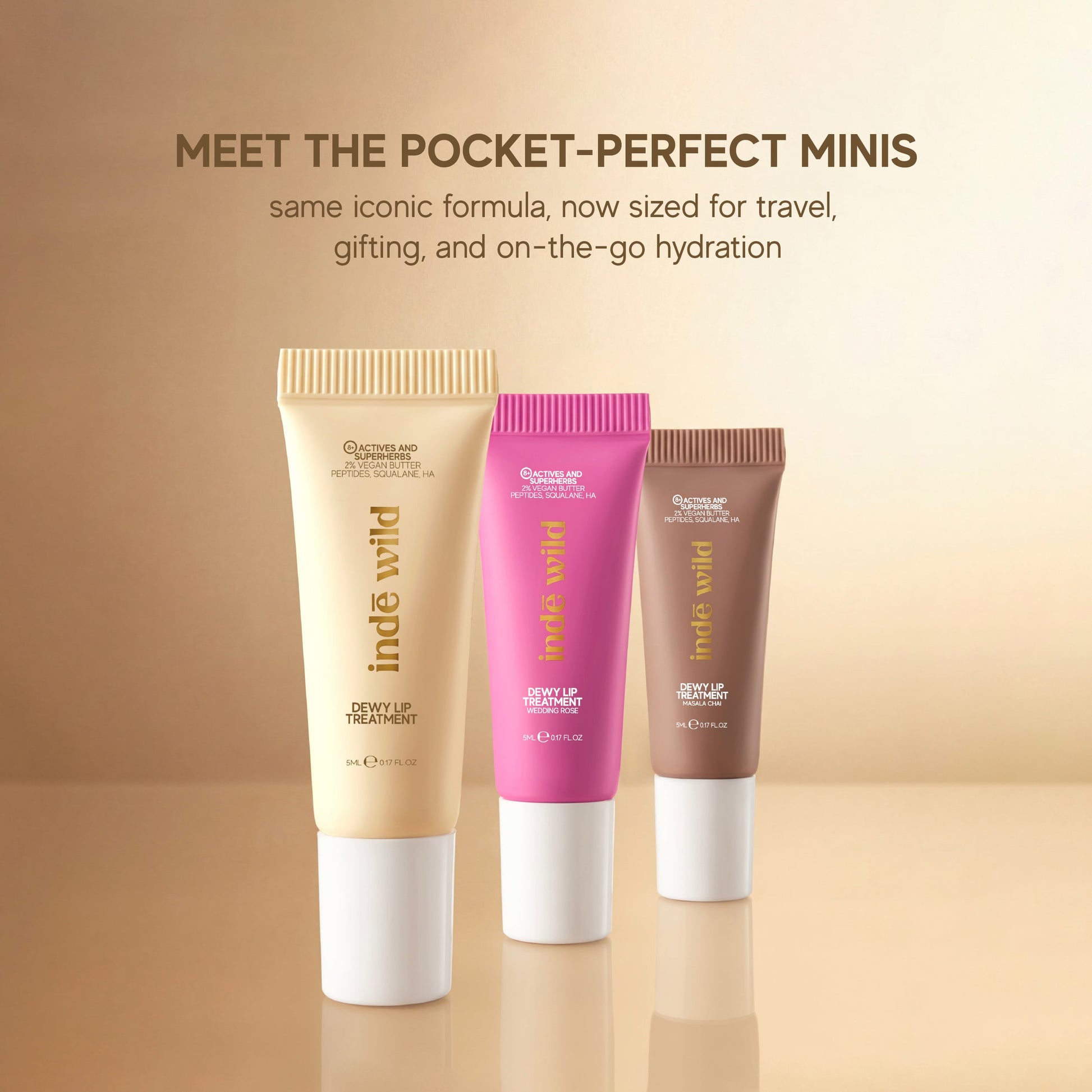 Dewy Lip Treatment Minis Kit | indē wild at Broadway