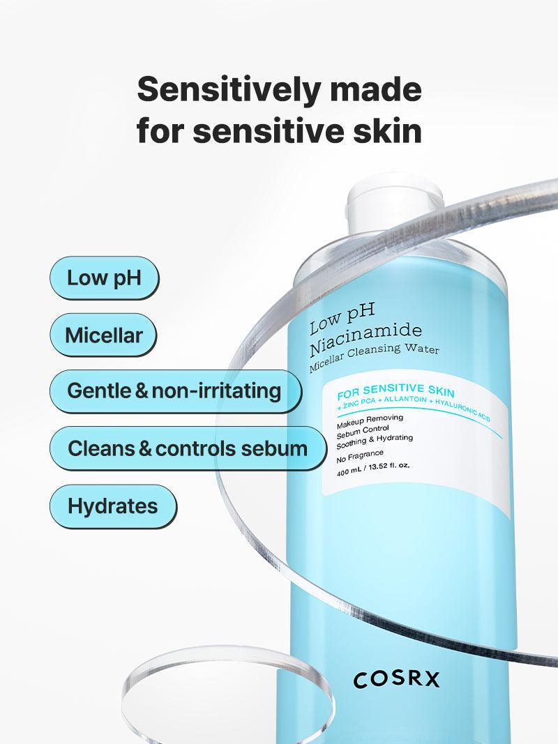 Low pH Niacinamide Micellar Cleansing Water | Cosrx at Broadway