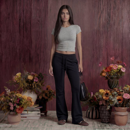 Low Rise Flared Sweatpants