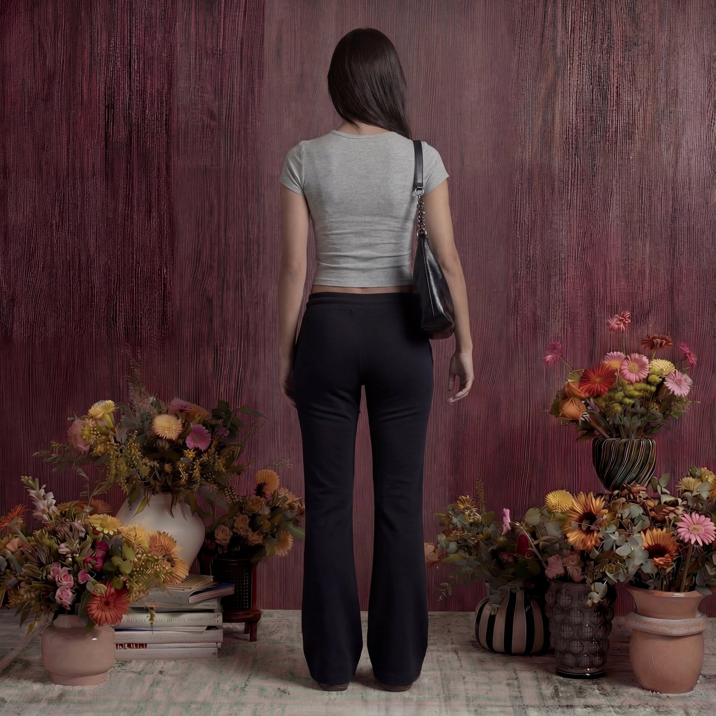 Low Rise Flared Sweatpants