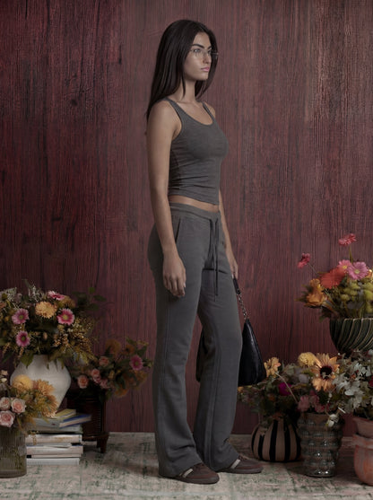 Low Rise Flared Sweatpants