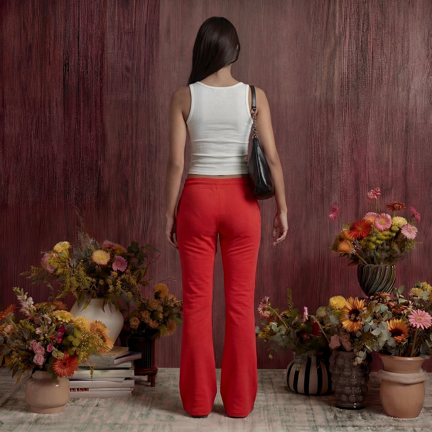 Low Rise Flared Sweatpants