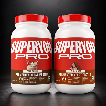 Chocolate & Cold Coffee Fermented Yeast Protein Combo