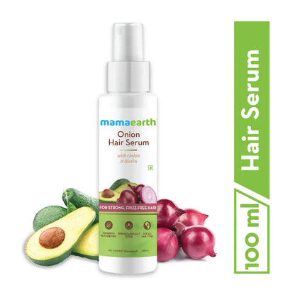 Mamaearth Onion Hair Serum with Onion & Biotin for Strong Frizz-Free Hair 100 ml