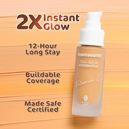 Mamaearth Glow Serum Foundation-01 Ivory Glow