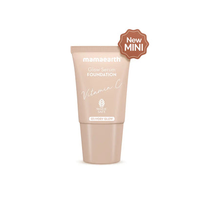 Mamaearth Glow Serum Foundation-01 Ivory Glow