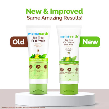 Mamaearth Tea Tree Facewash for acne & pimples