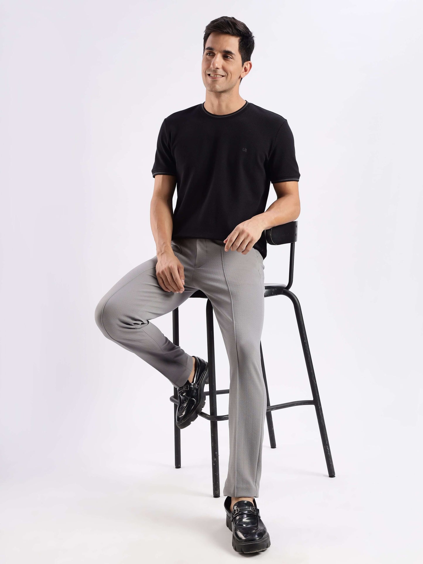 Crew Neck Tshirt |Cool Tech + UV Protectant + Anti Odour  MANDALORIANBLACK