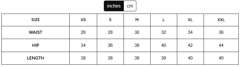 Size Guide