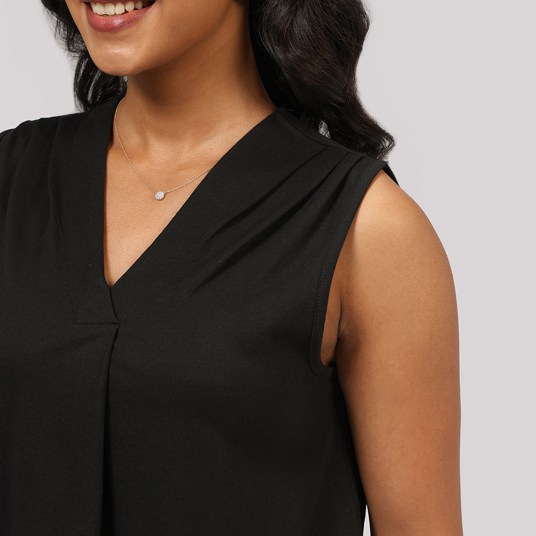 Cotton Pro Sleeveless Work Top | Blissclub at Broadway