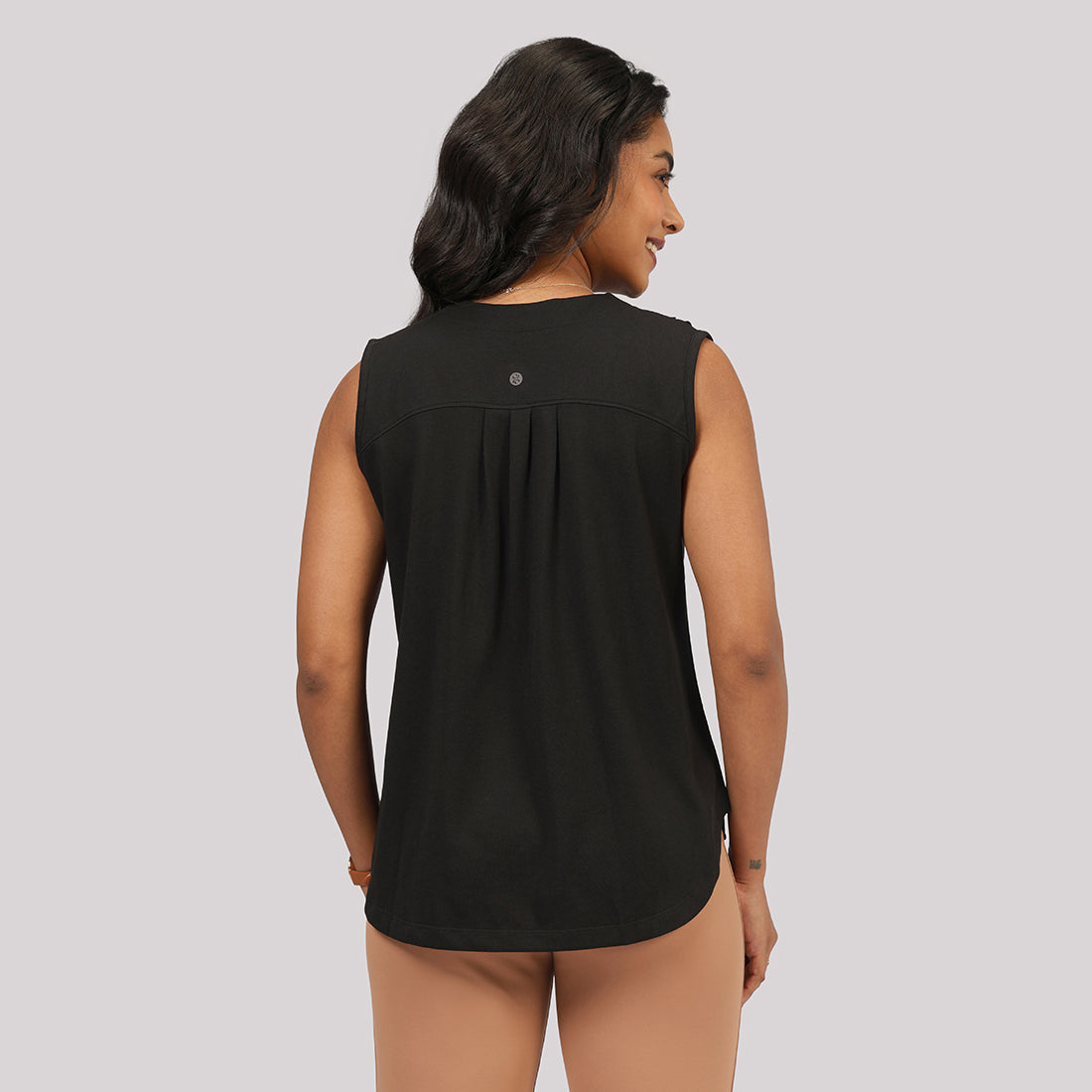 Cotton Pro Sleeveless Work Top | Blissclub at Broadway