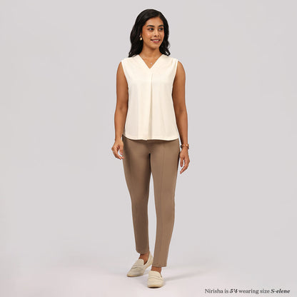 Cotton Pro Sleeveless Work Top | Blissclub at Broadway