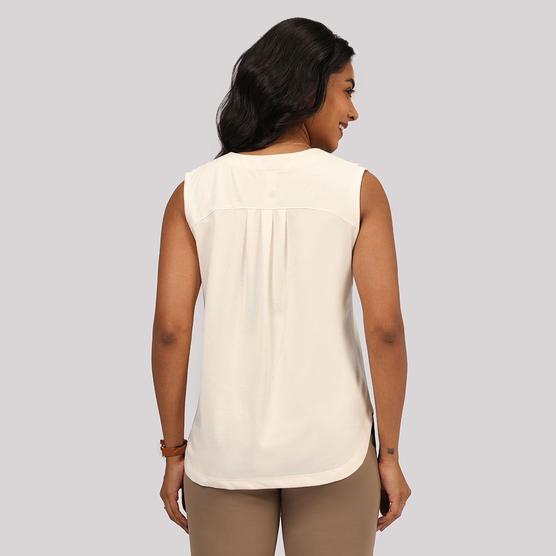 Cotton Pro Sleeveless Work Top | Blissclub at Broadway