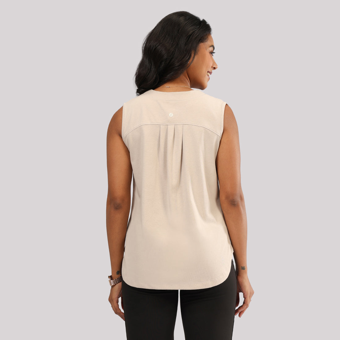 Cotton Pro Sleeveless Work Top | Blissclub at Broadway