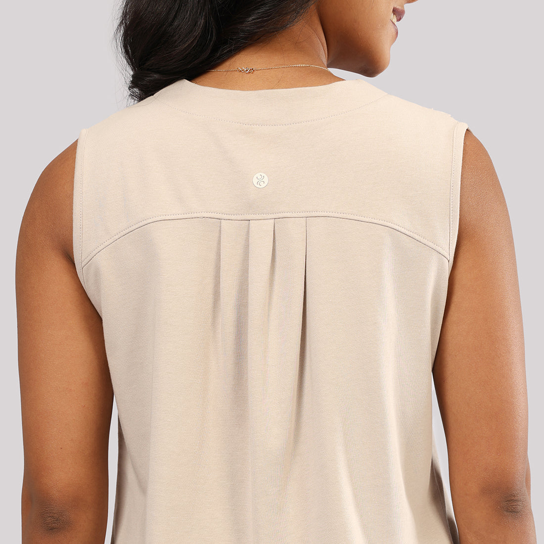 Cotton Pro Sleeveless Work Top | Blissclub at Broadway