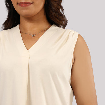 Cotton Pro Sleeveless Work Top | Blissclub at Broadway