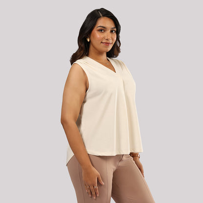 Cotton Pro Sleeveless Work Top | Blissclub at Broadway