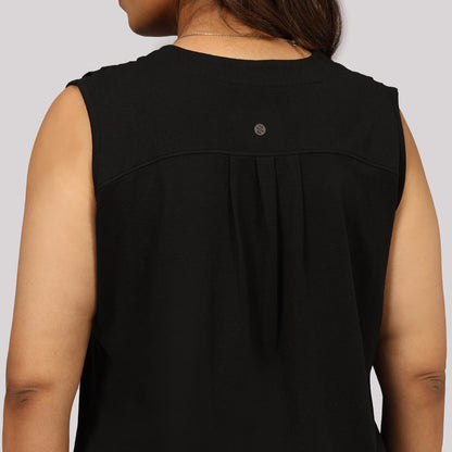 Cotton Pro Sleeveless Work Top | Blissclub at Broadway