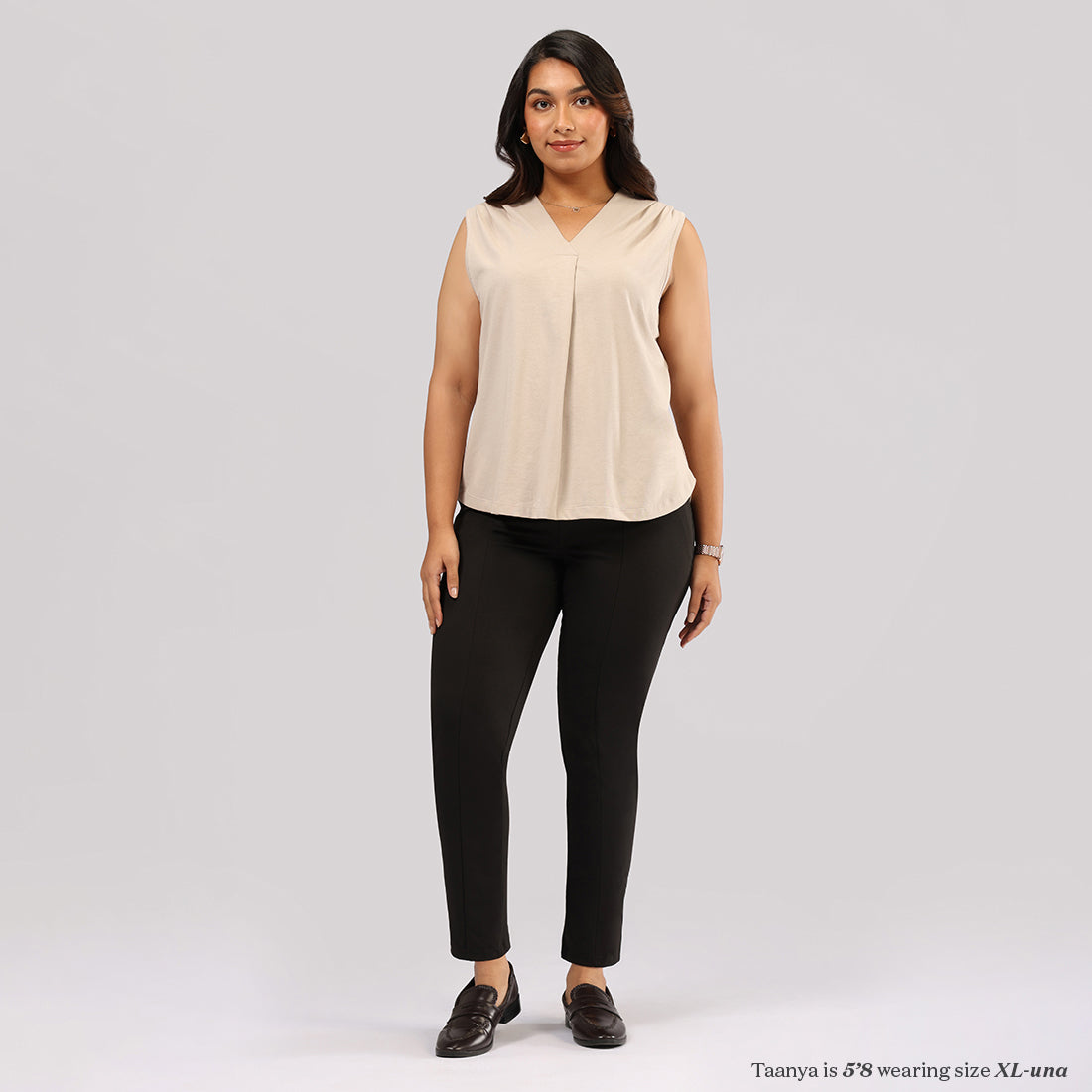 Cotton Pro Sleeveless Work Top | Blissclub at Broadway