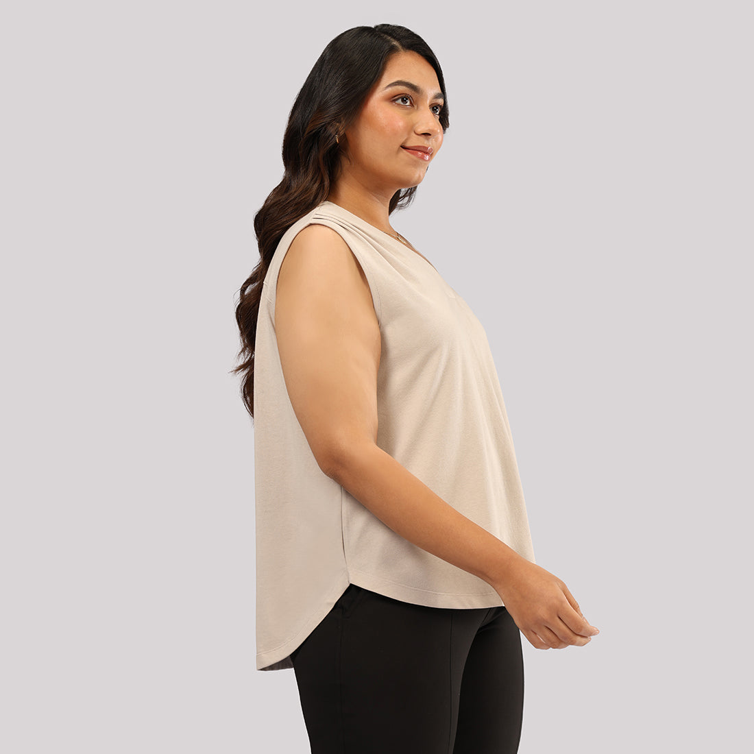 Cotton Pro Sleeveless Work Top | Blissclub at Broadway